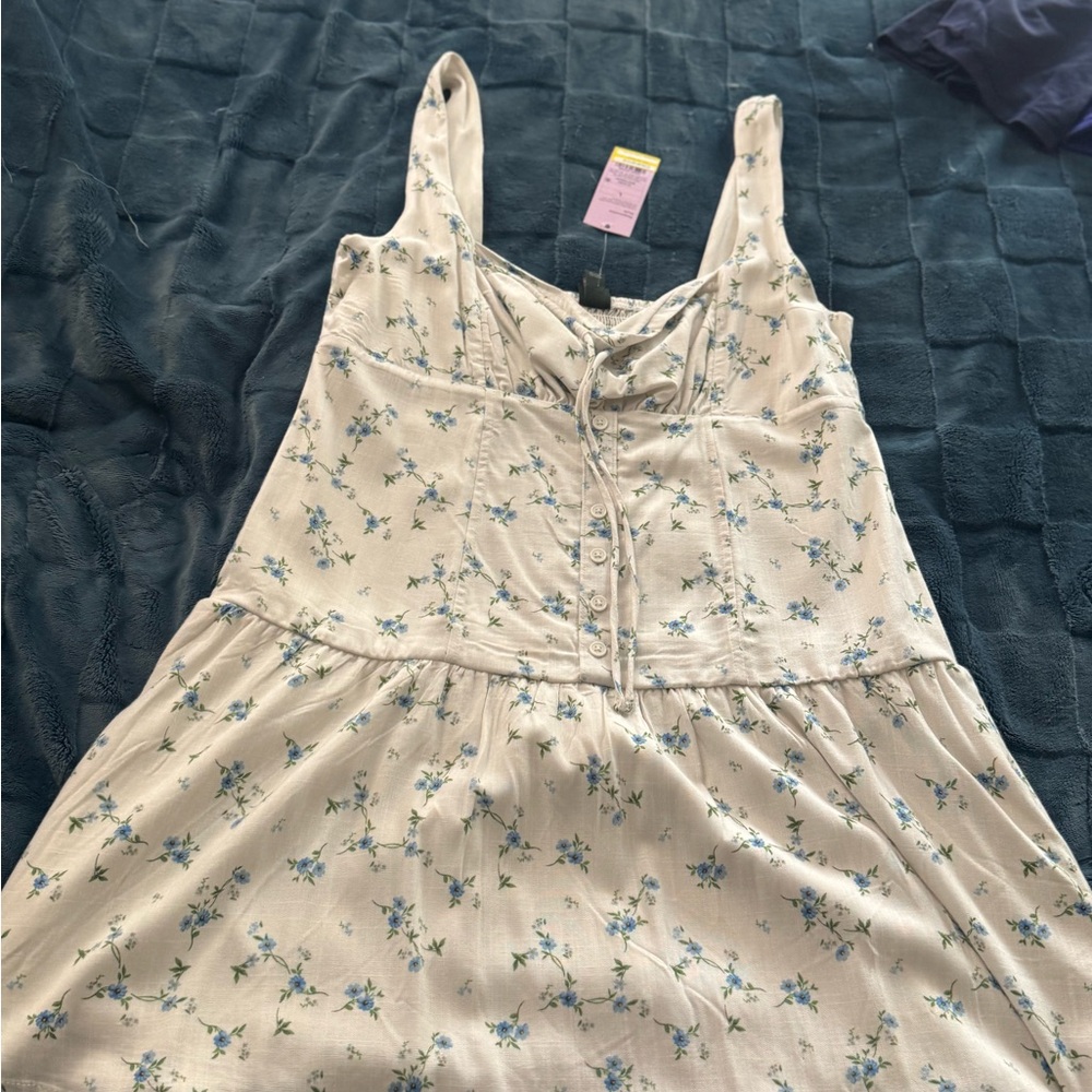 Wild Fable Cream Floral Mini Dress